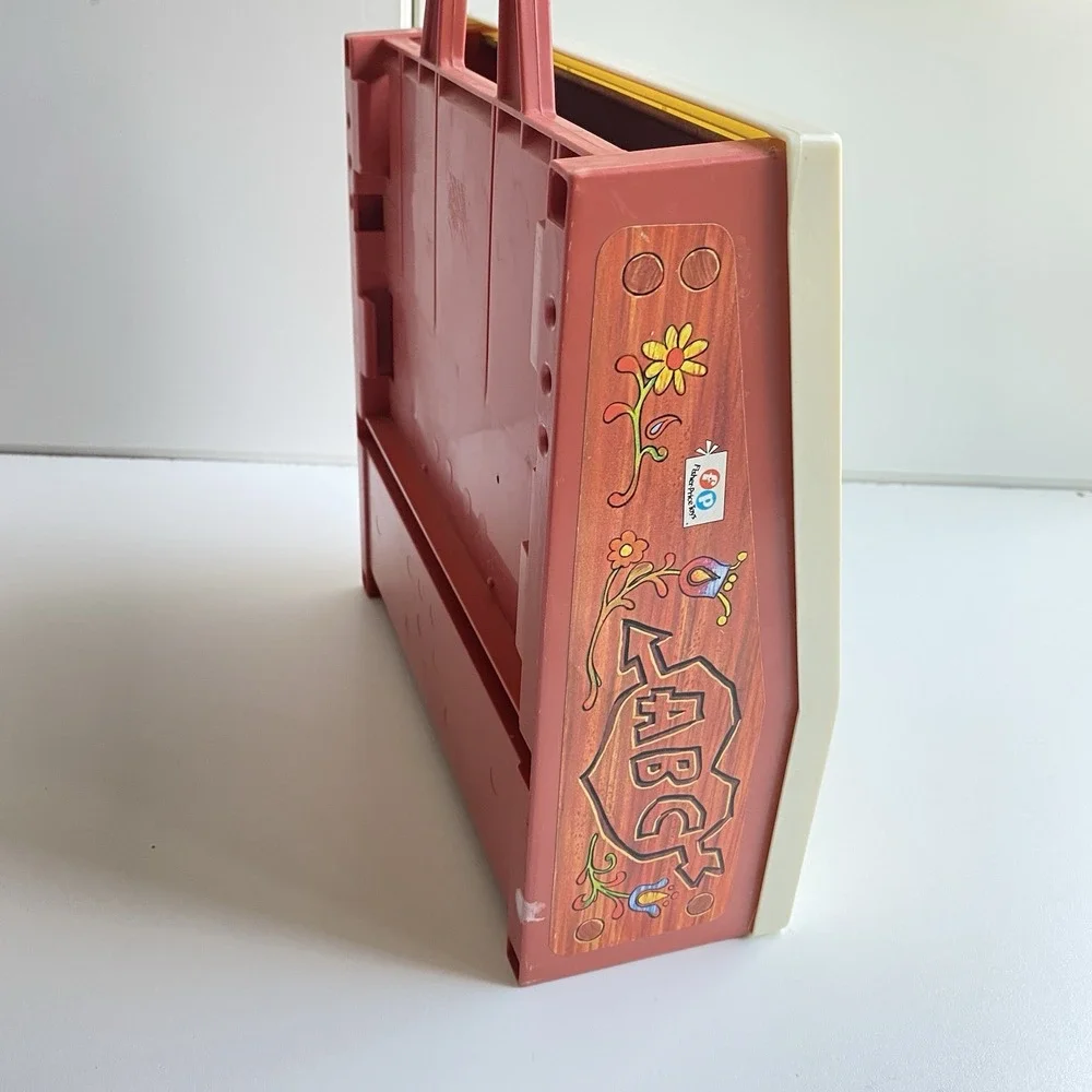 Vintage 1972 Fisher Price School Days Portable Play Desk Without Letters‎